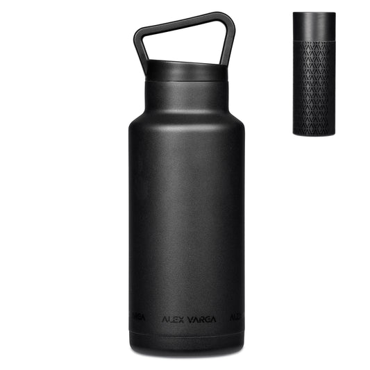 Alex Varga Barbella Stainless Steel Vacuum Water Bottle - 1 Litre